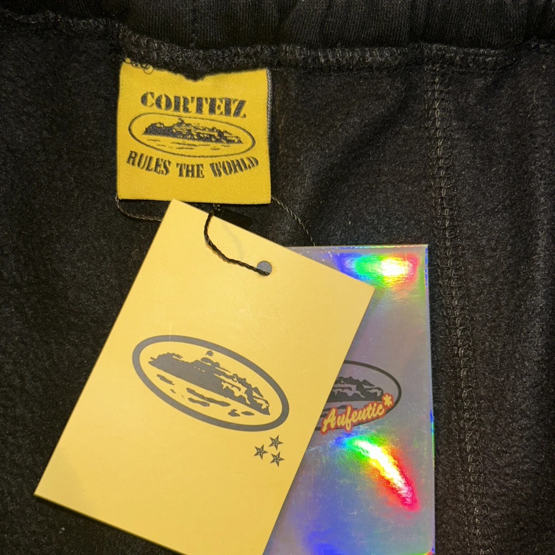 Svarta shorts från Corteiz med snörning - 1