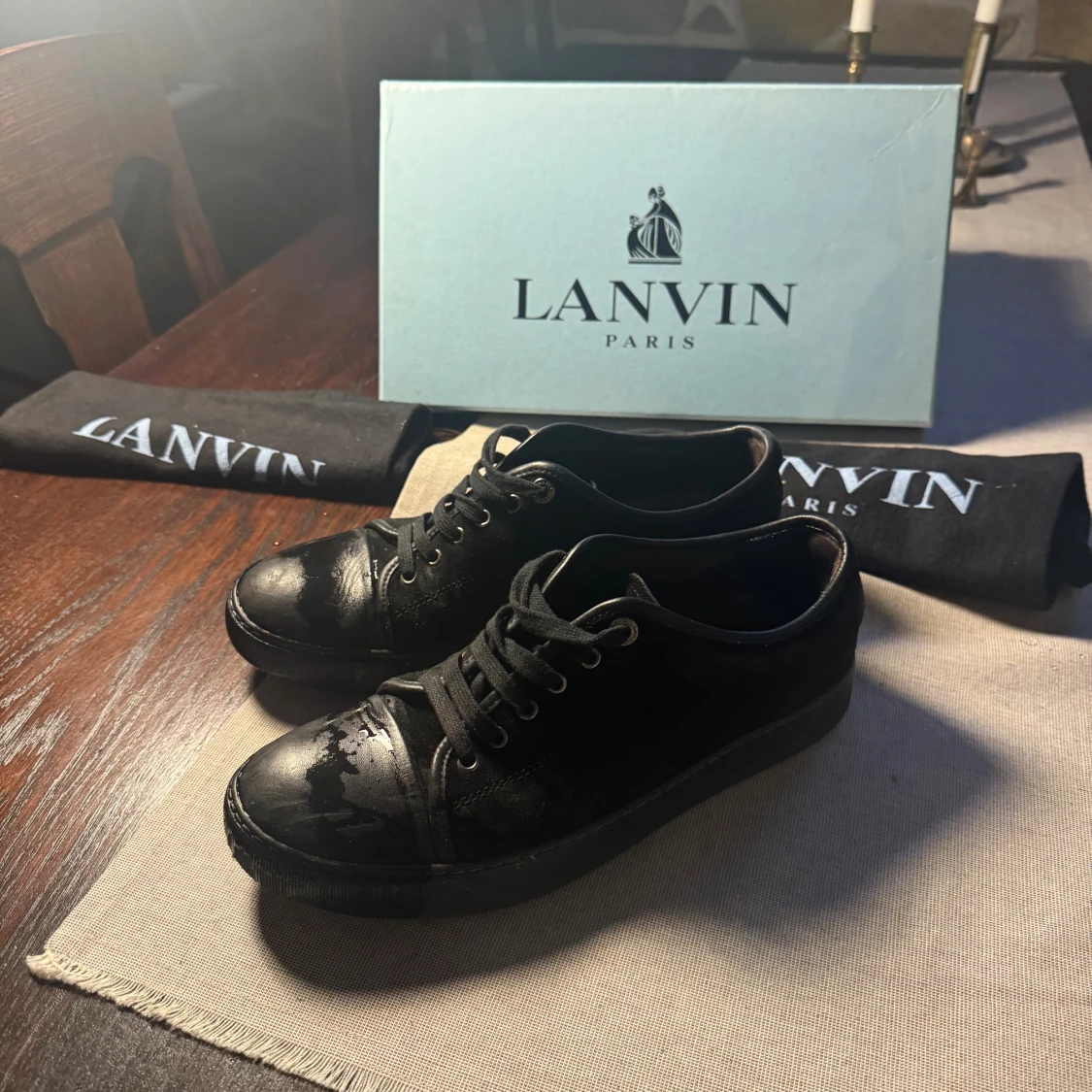 Svarta sneakers från Lanvin Paris - 2