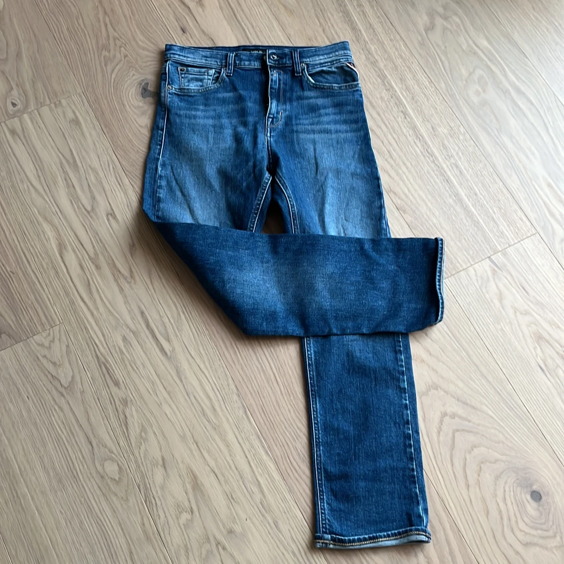 Blå Replay jeans straight fit - 2