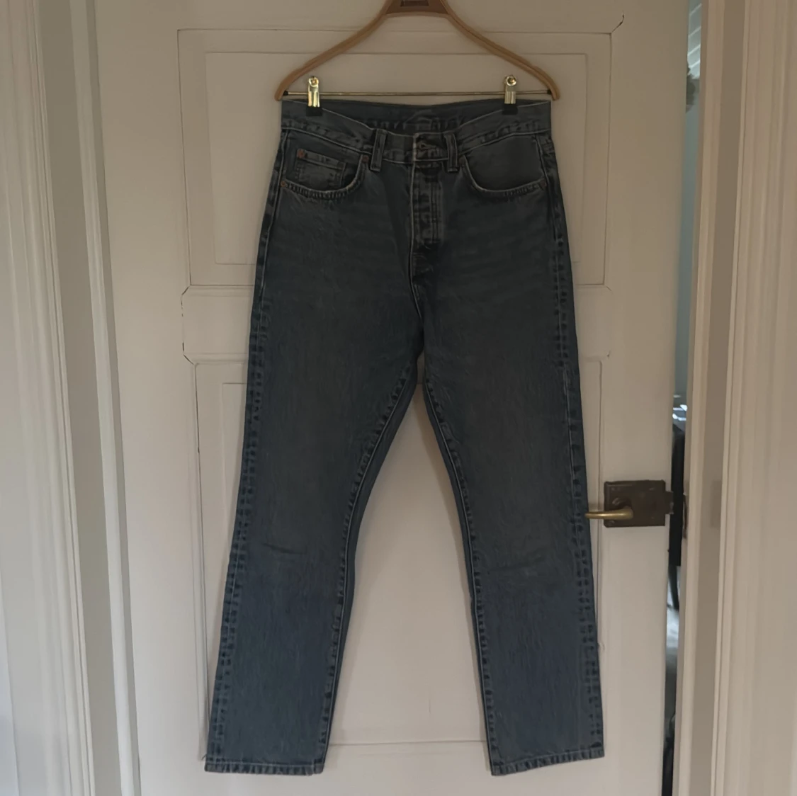 Zara blå jeans straight fit