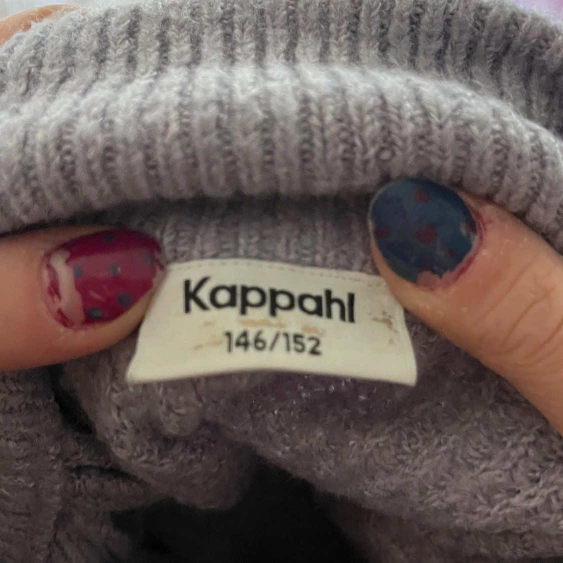 Ljuslila stickad tröja från Kappahl - 1