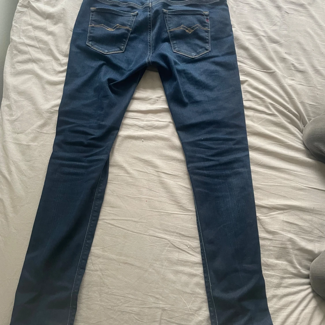 Mörkblå Replay skinny jeans - 1