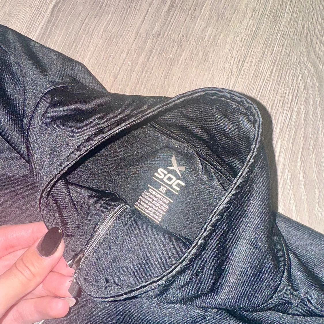 Svart träningsjacka XS - 1