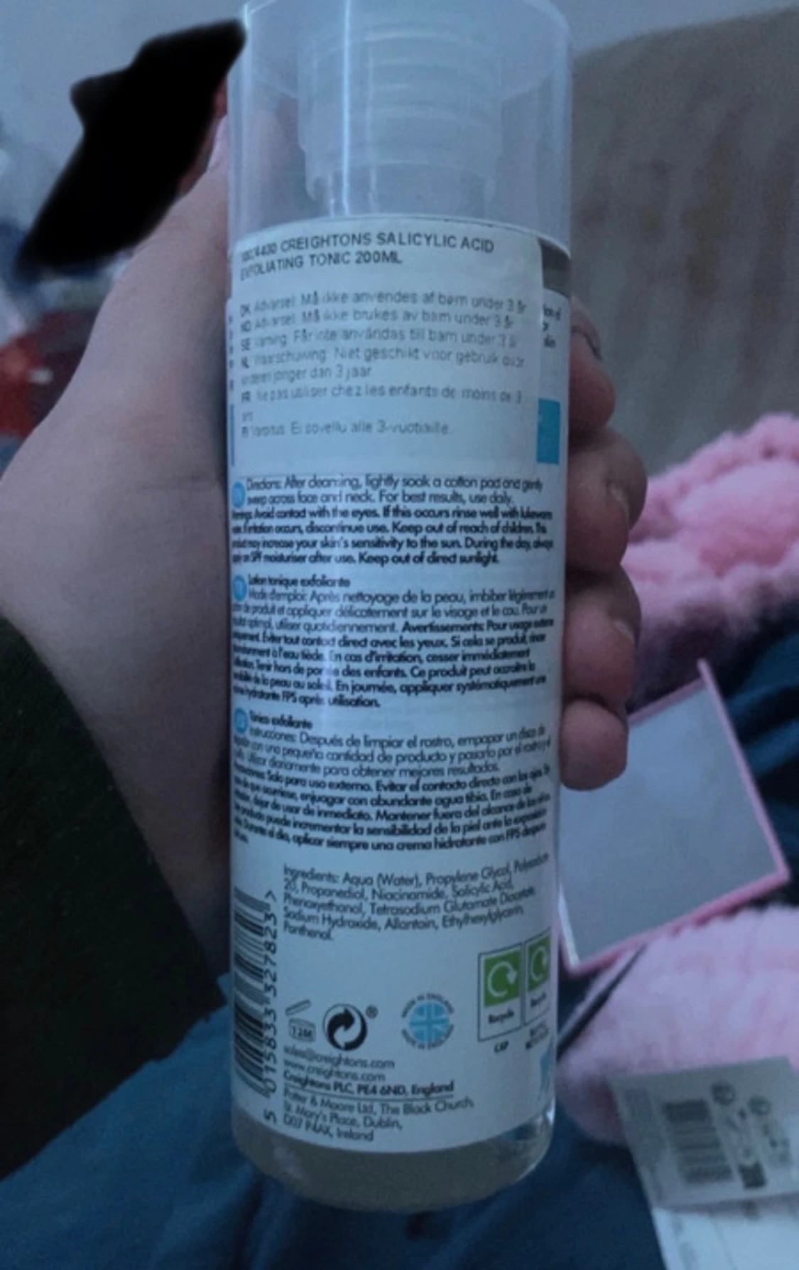 Creightons Salicylic Acid Exfoliating Tonic - 1