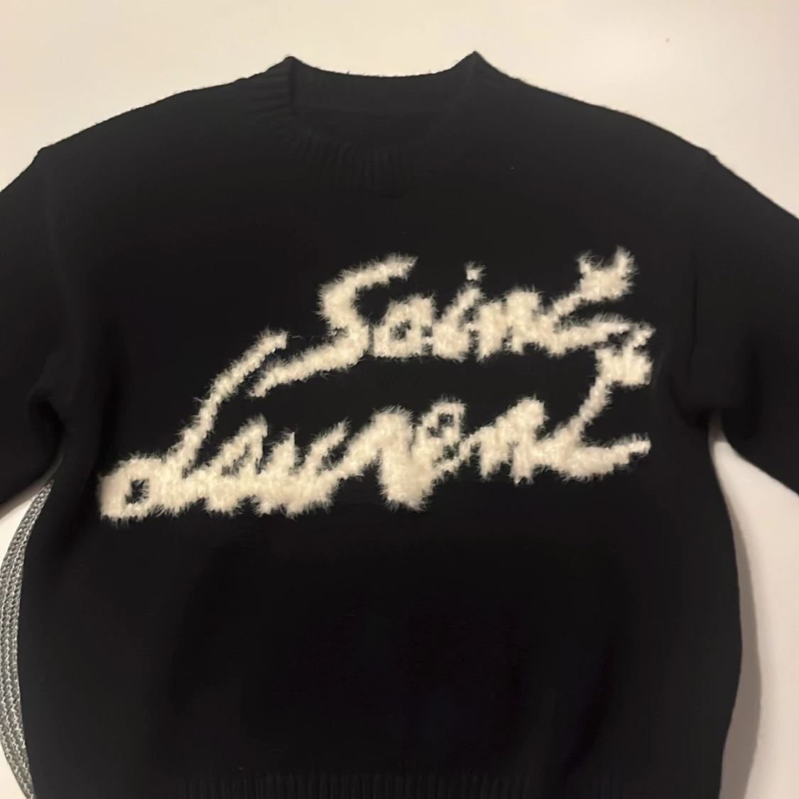 Svart YSL stickad tröja - 1