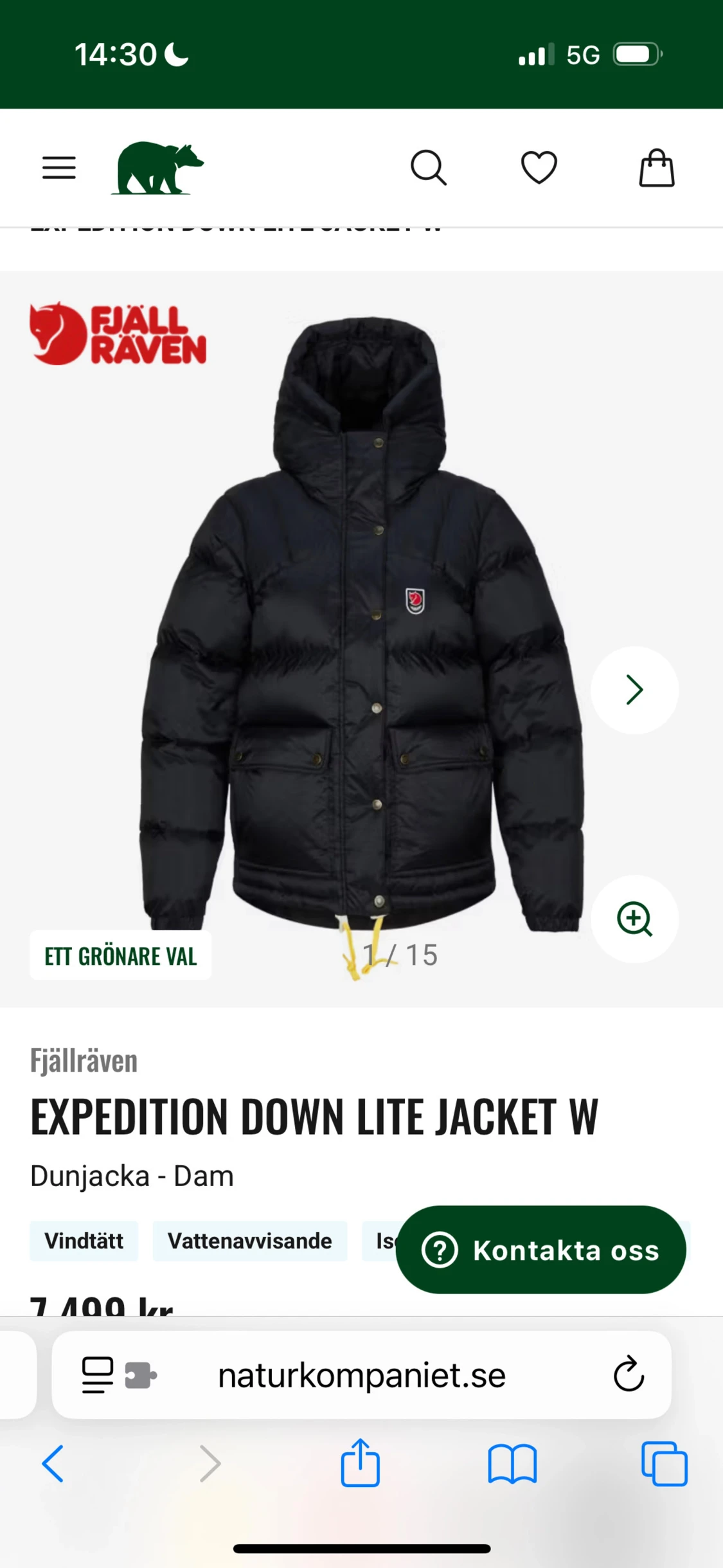 Byte fjällrävenjacka - 1