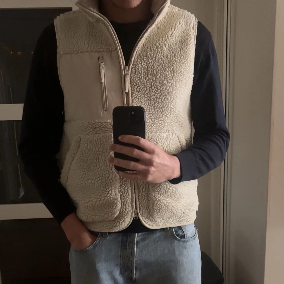 A Days March - Beige fleeceväst  - 2