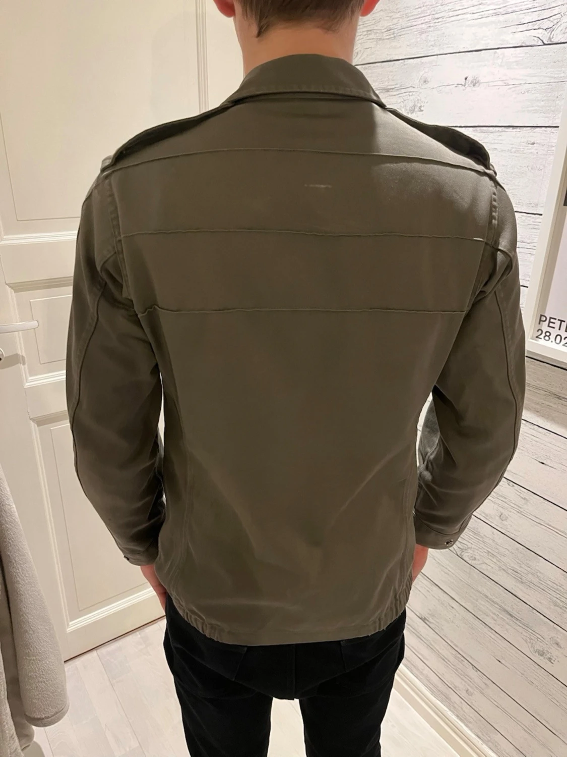 Olivgrön militärjacka - 1