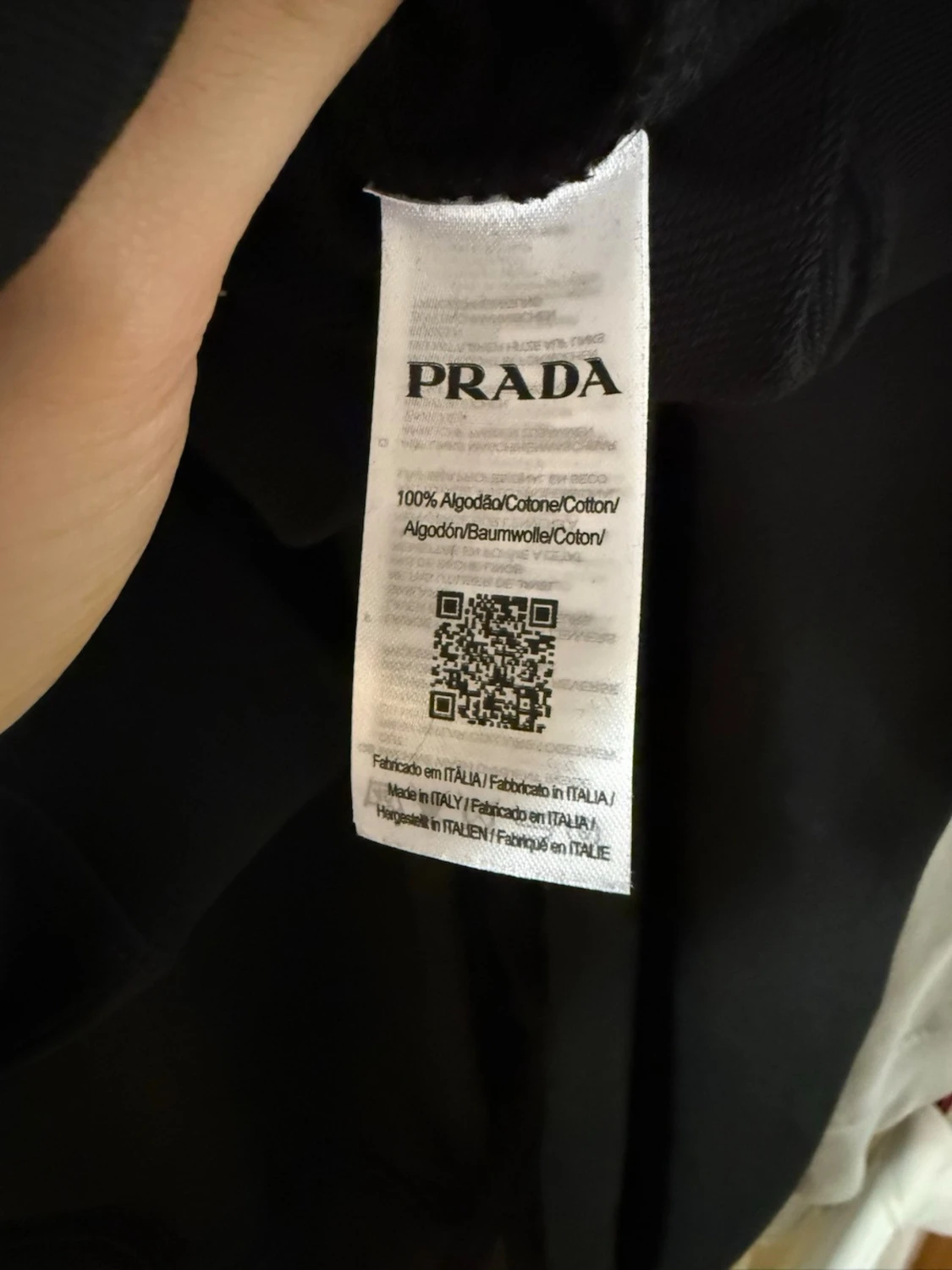 Svart sweatshirt från Prada, M - 2