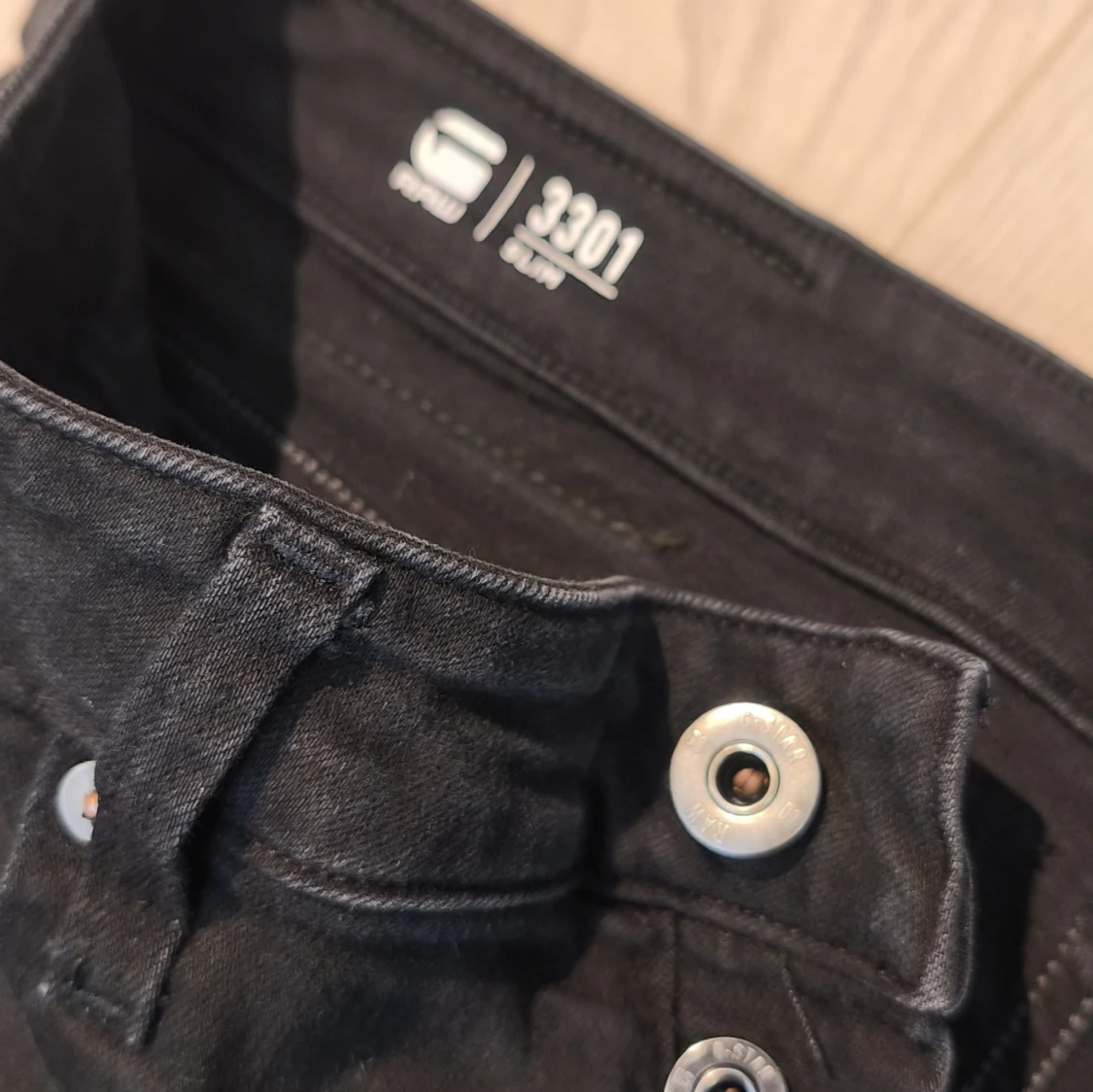 Svarta G-Star RAW 3301 jeans - 2