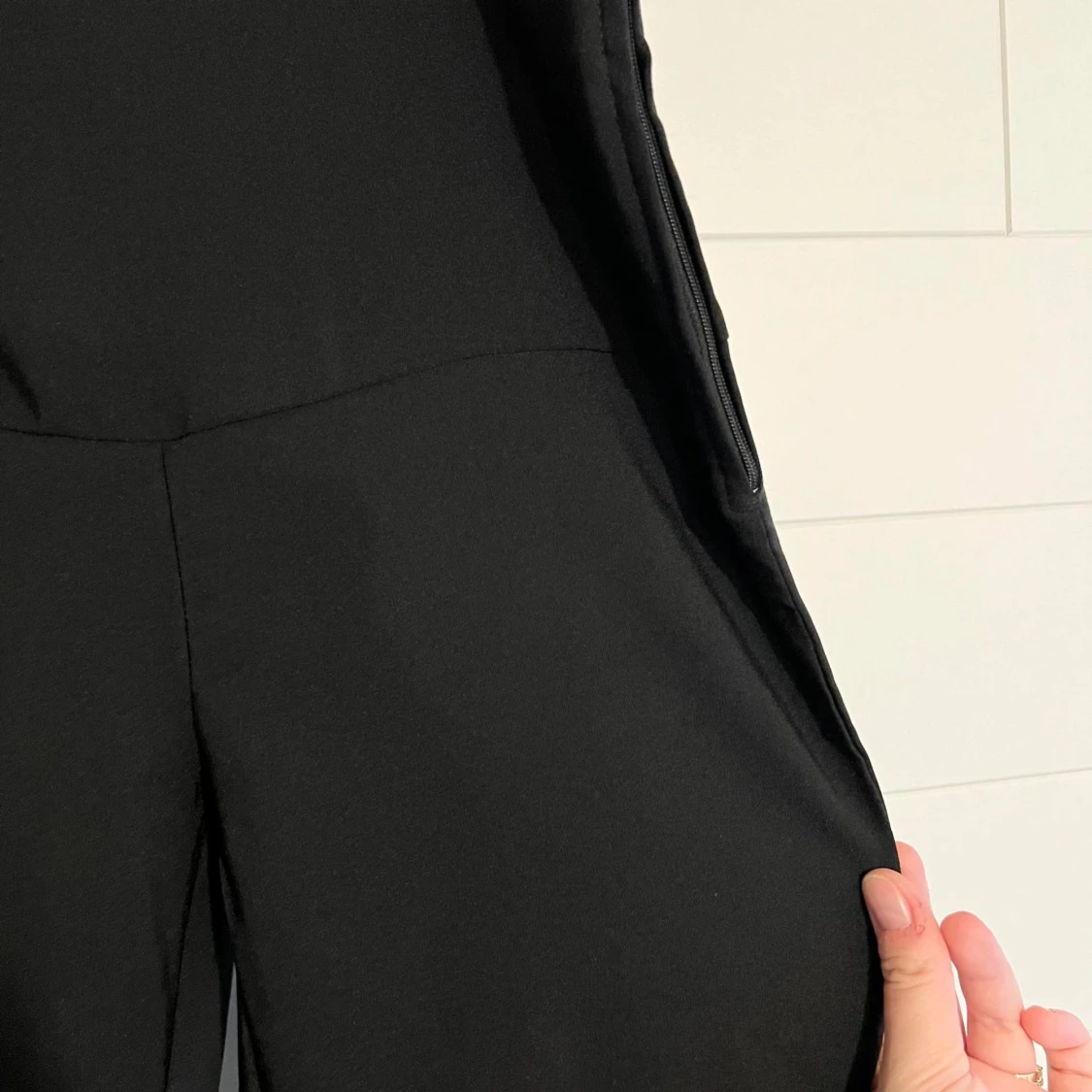 Svarta kostymbyxor med dragkedja - 1