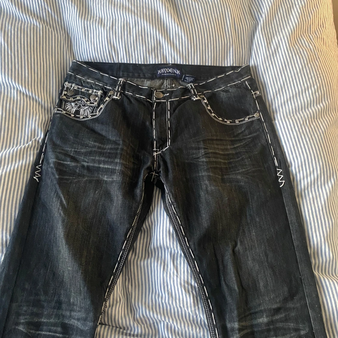 Svarta Kayden K emo/drainer jeans - 2