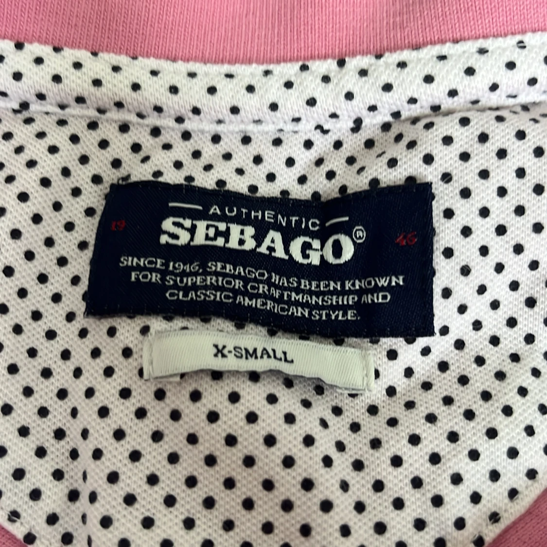 Rosa pikétröja från Sebago XS - 1