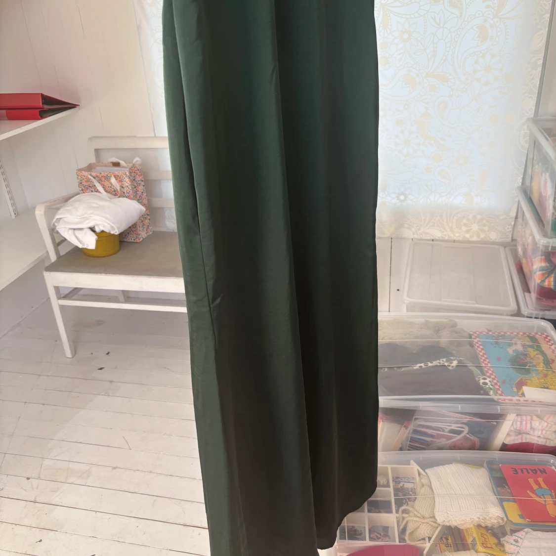 Mörkgrön balklänning - 3