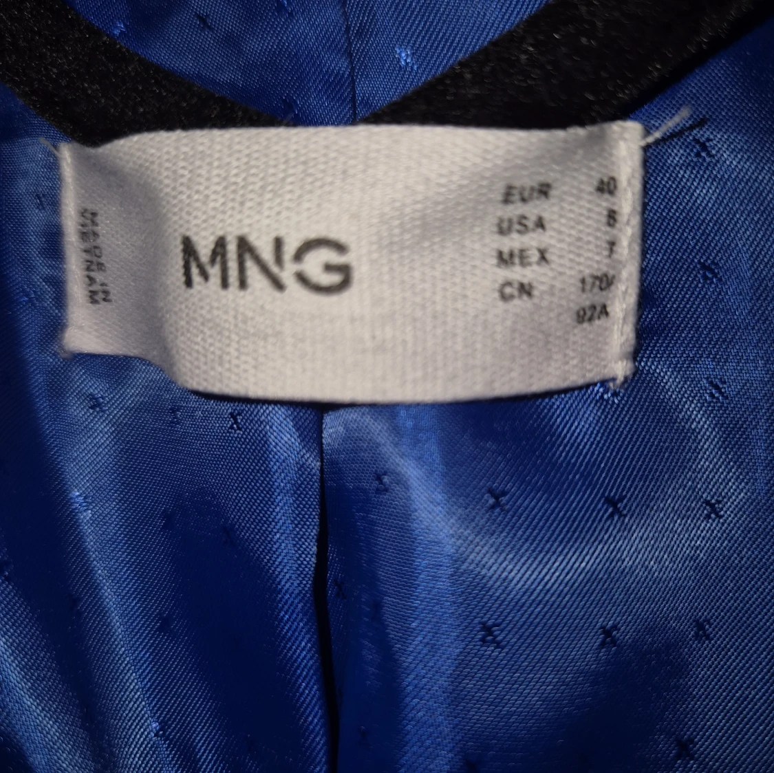 Kornblå kavaj från Mango MNG, storlek 40 - 1