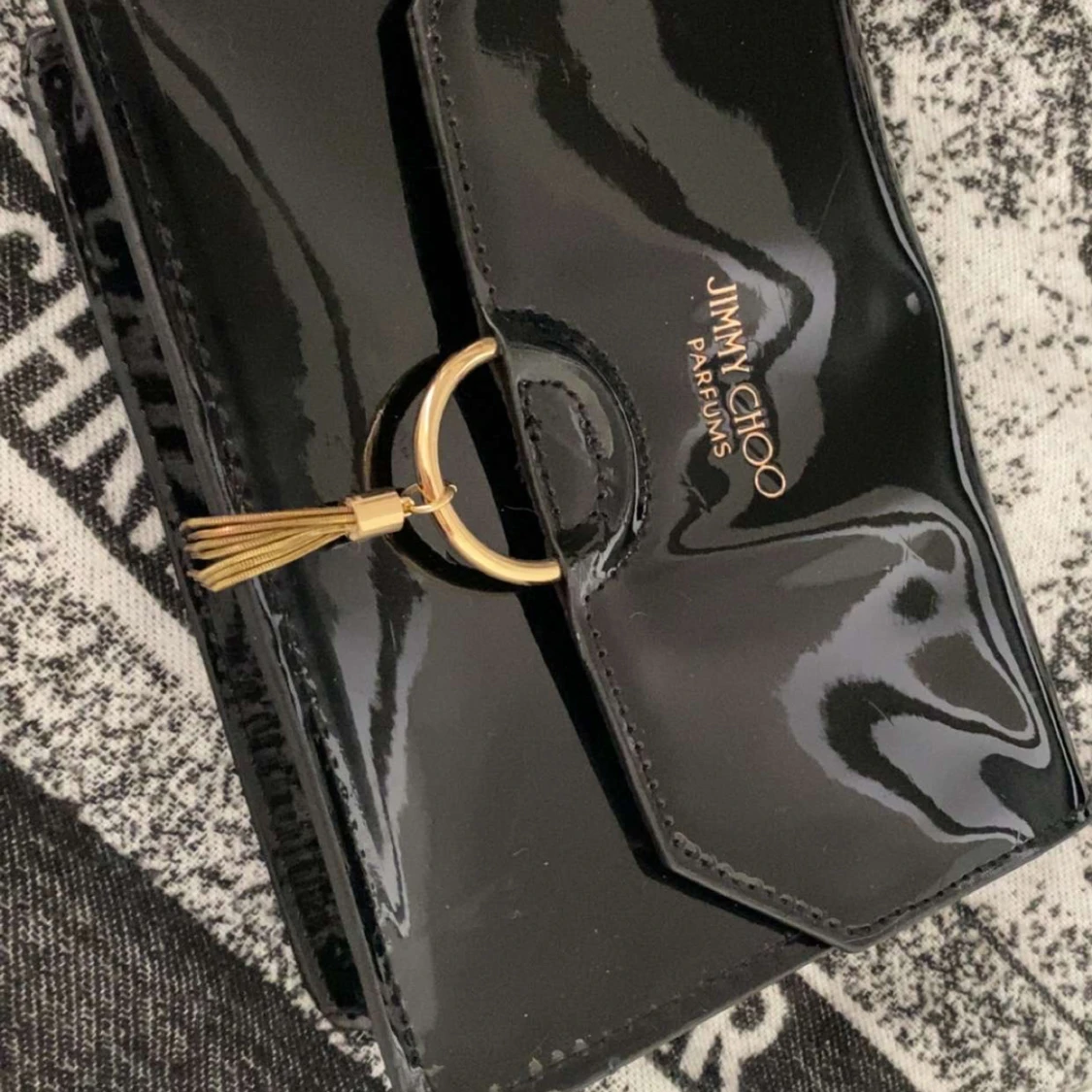 Svart lackad kuvertväska Jimmy Choo - 4