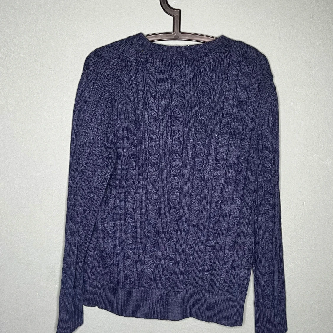 Mörkblå stickad tröja Polo Ralph Lauren - 1