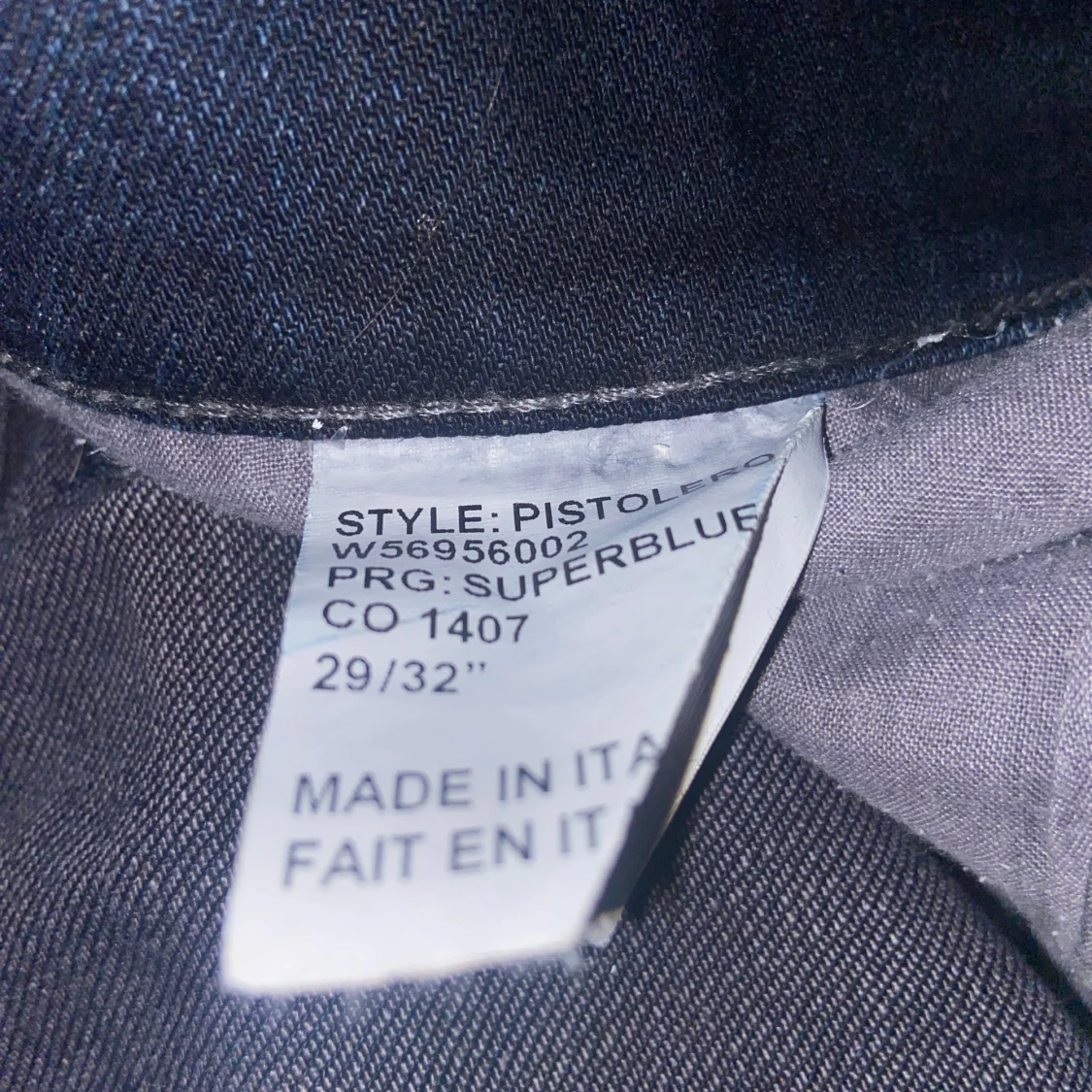 Mörkblå jeansbyxor från T/J, 29/32 - 3