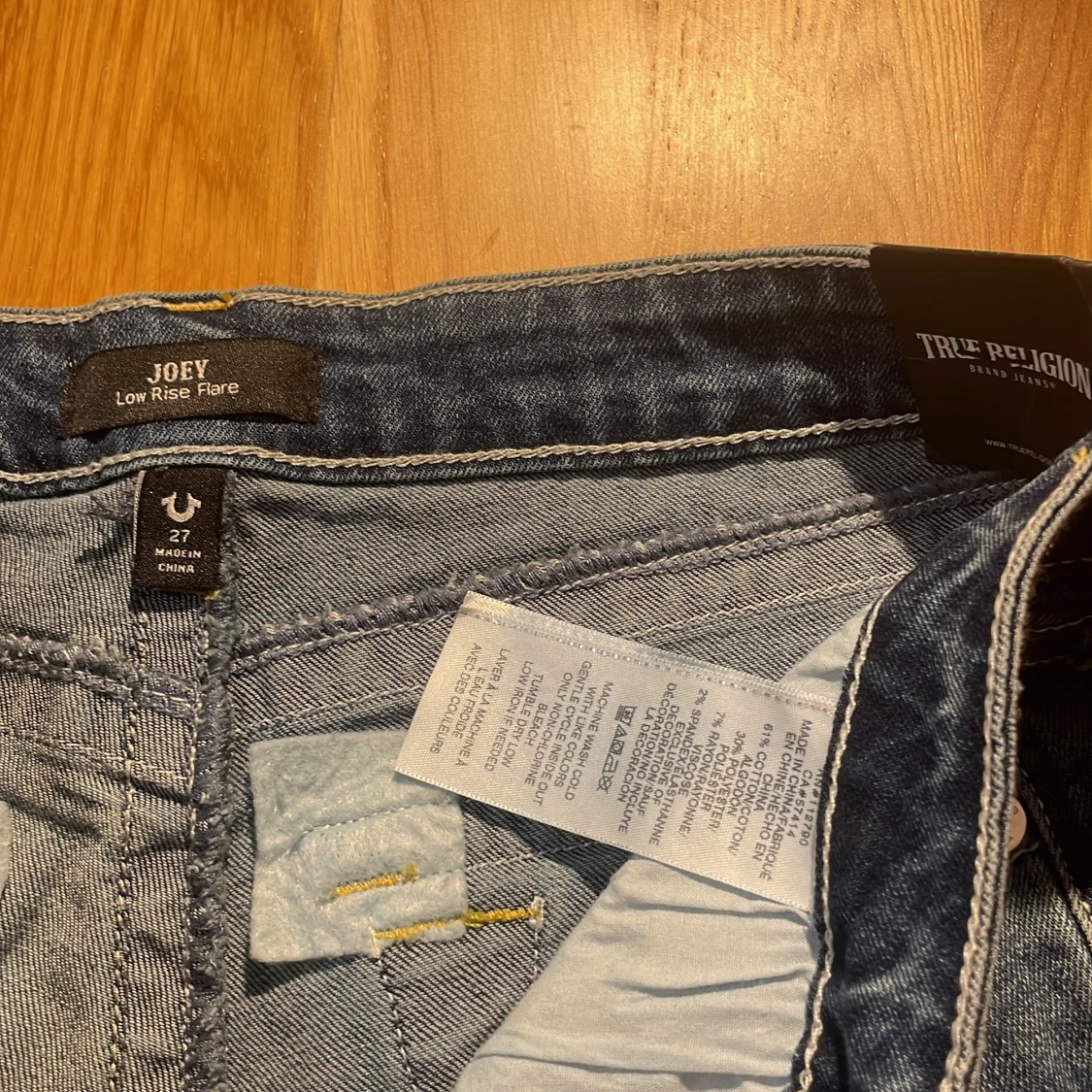 True Religion Joey Low Rise Flare Jeans - 4