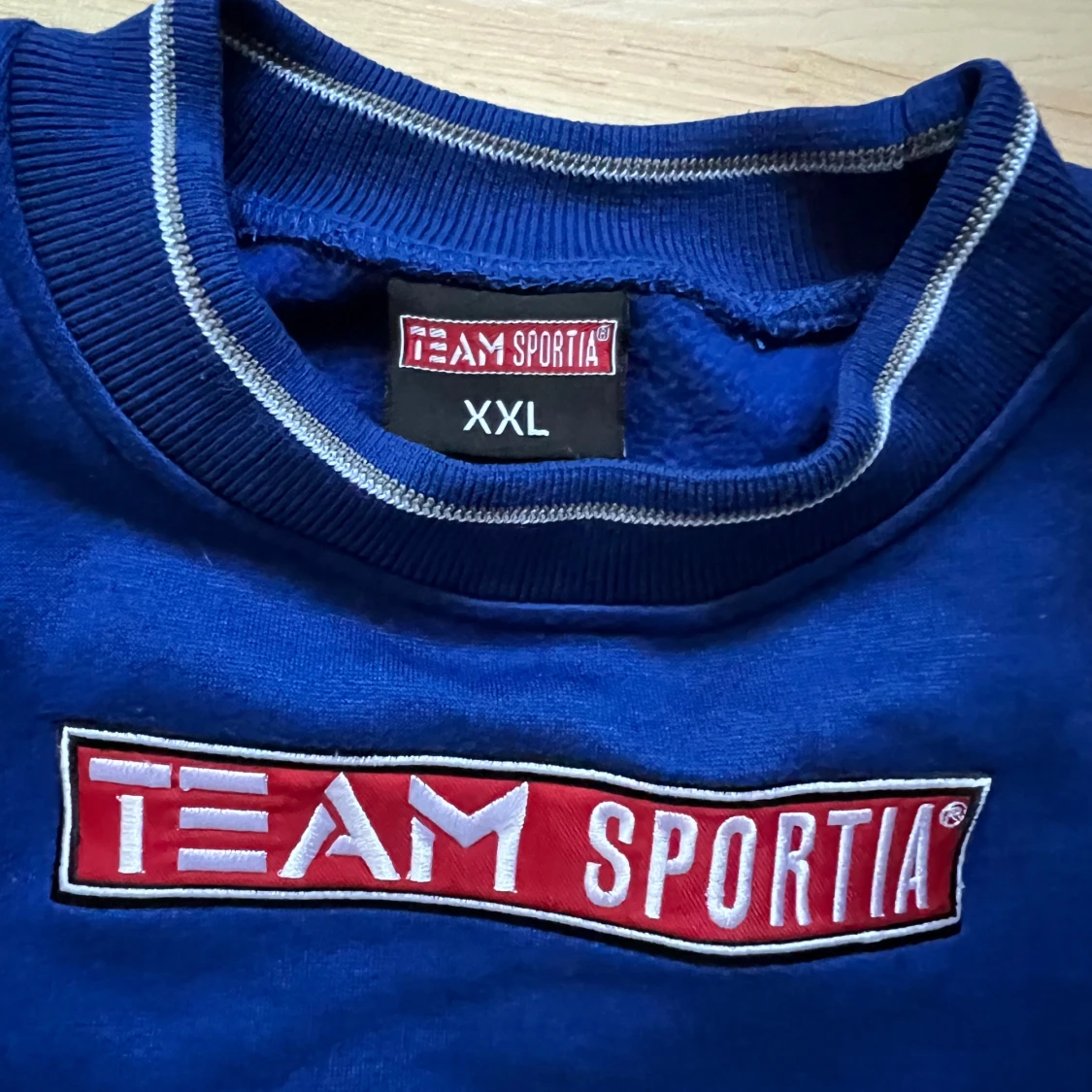 Blå sweatshirt Team Sportia XXL - 2