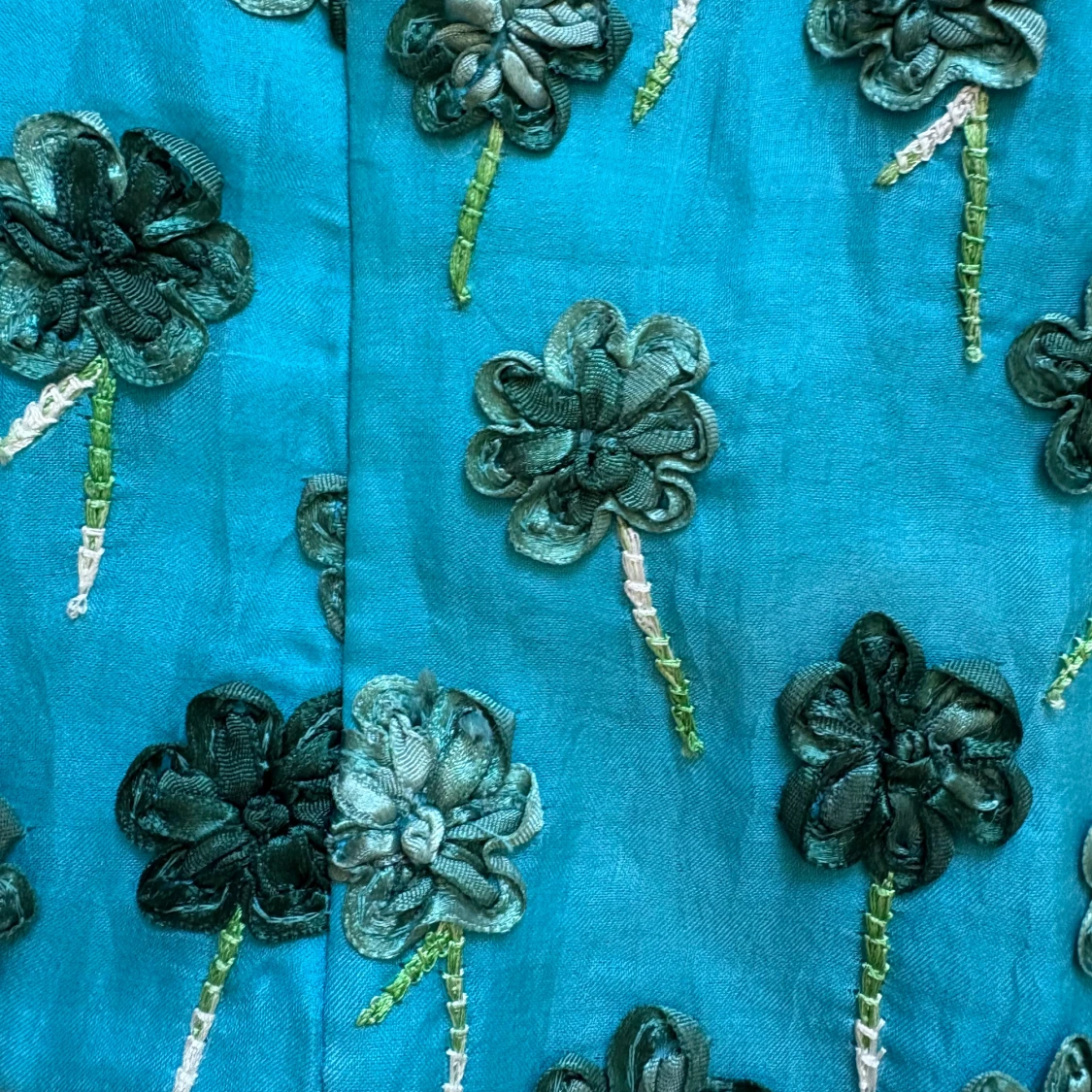 Blommig broderad korsett - 2