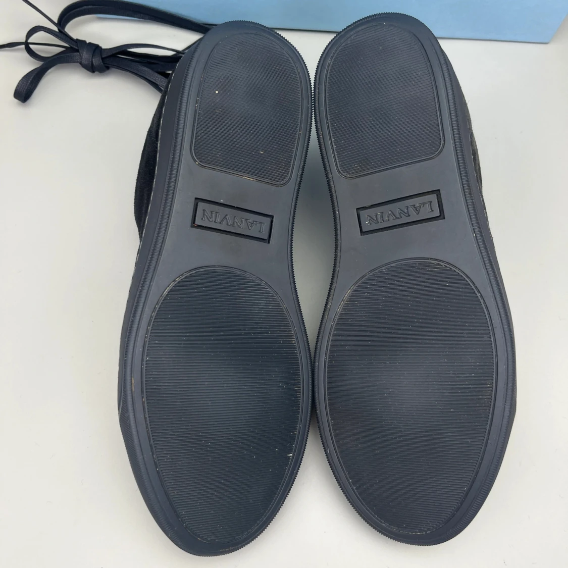 Lanvin Dbb1 Nappa Cap Toe Sneaker Navy - 4