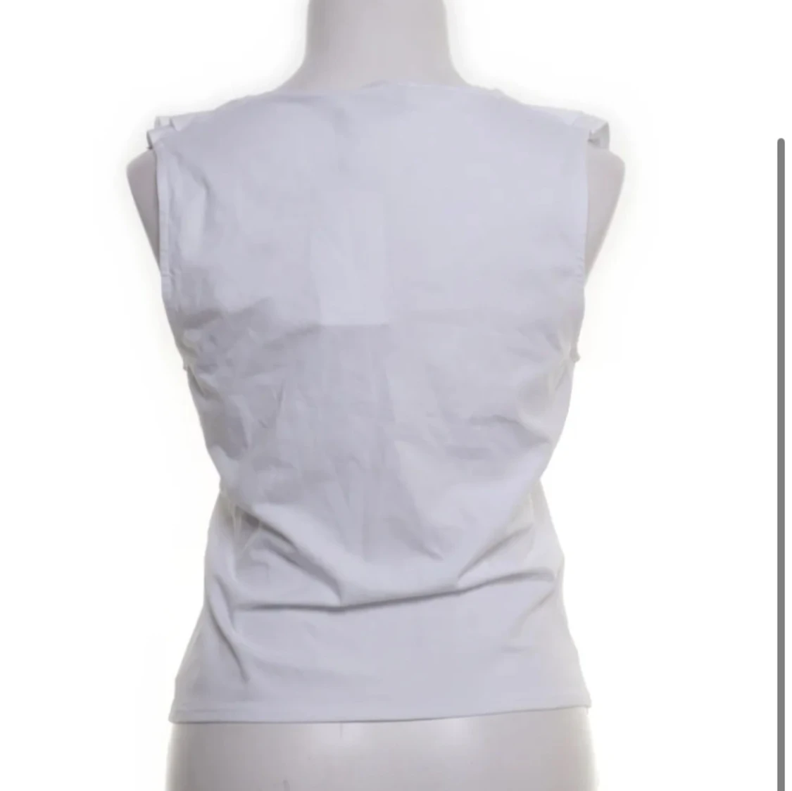 Vit volangblus från MNG XS - 1