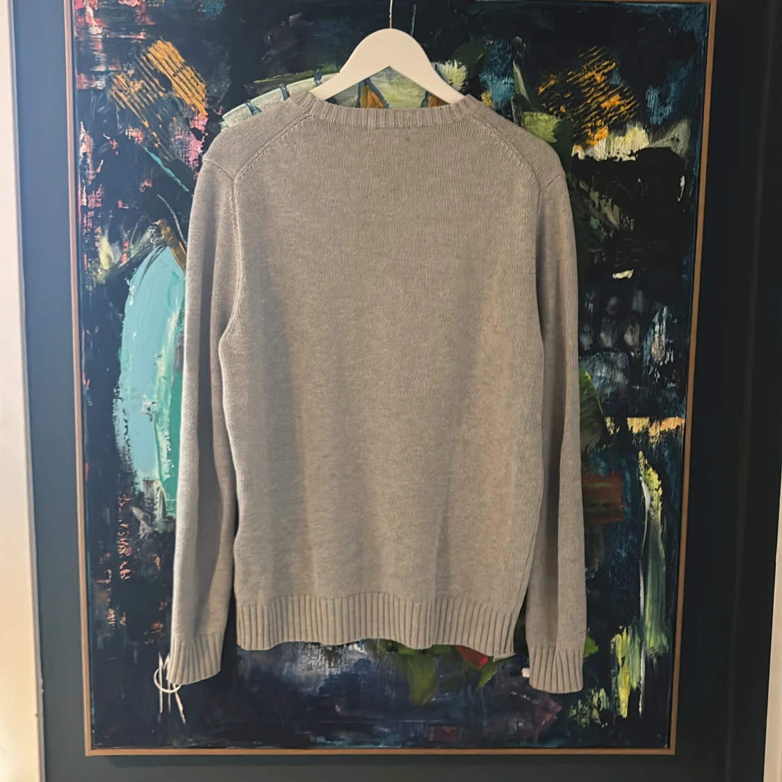 Grå stickad tröja från Polo Ralph Lauren - 1