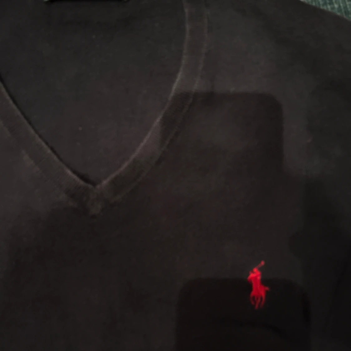 Svart v-ringad tröja från Ralph Lauren - 2