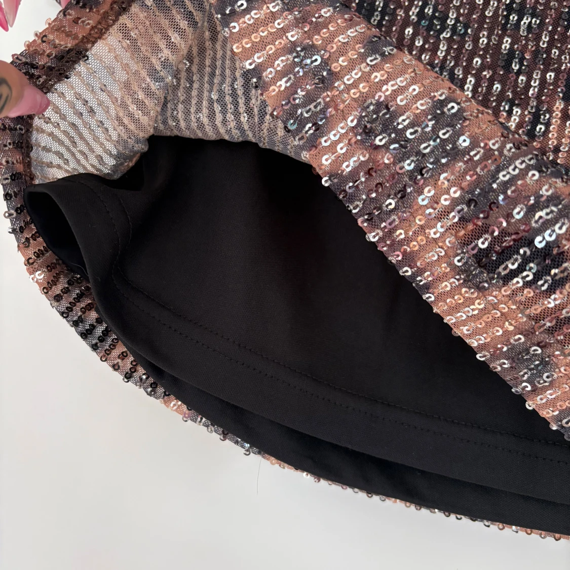 Paljett leopard topp - 3