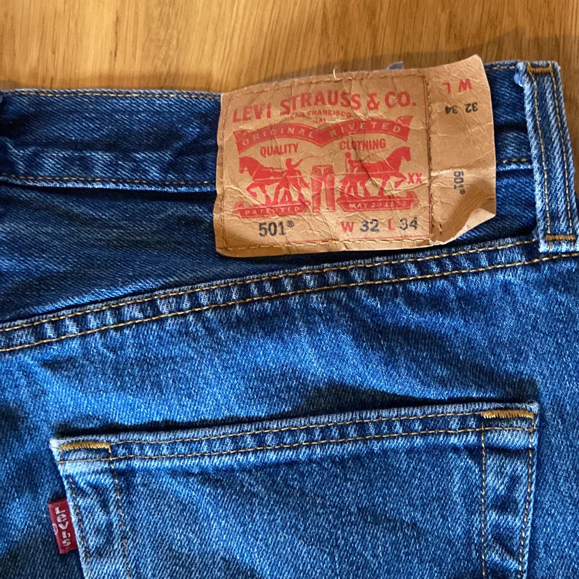 Levi's 501 blå jeans W32 L34 - 2