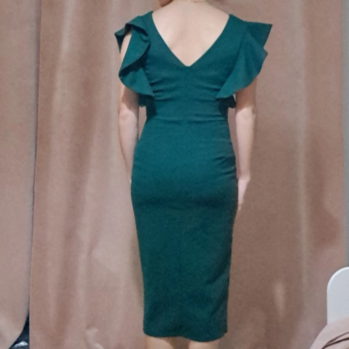 Mörkgrön klänning från WalG - 1