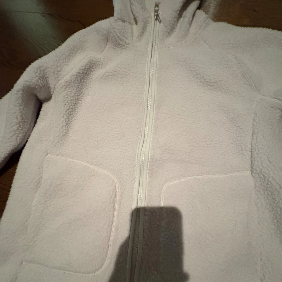 vit teddy jacka  - 1