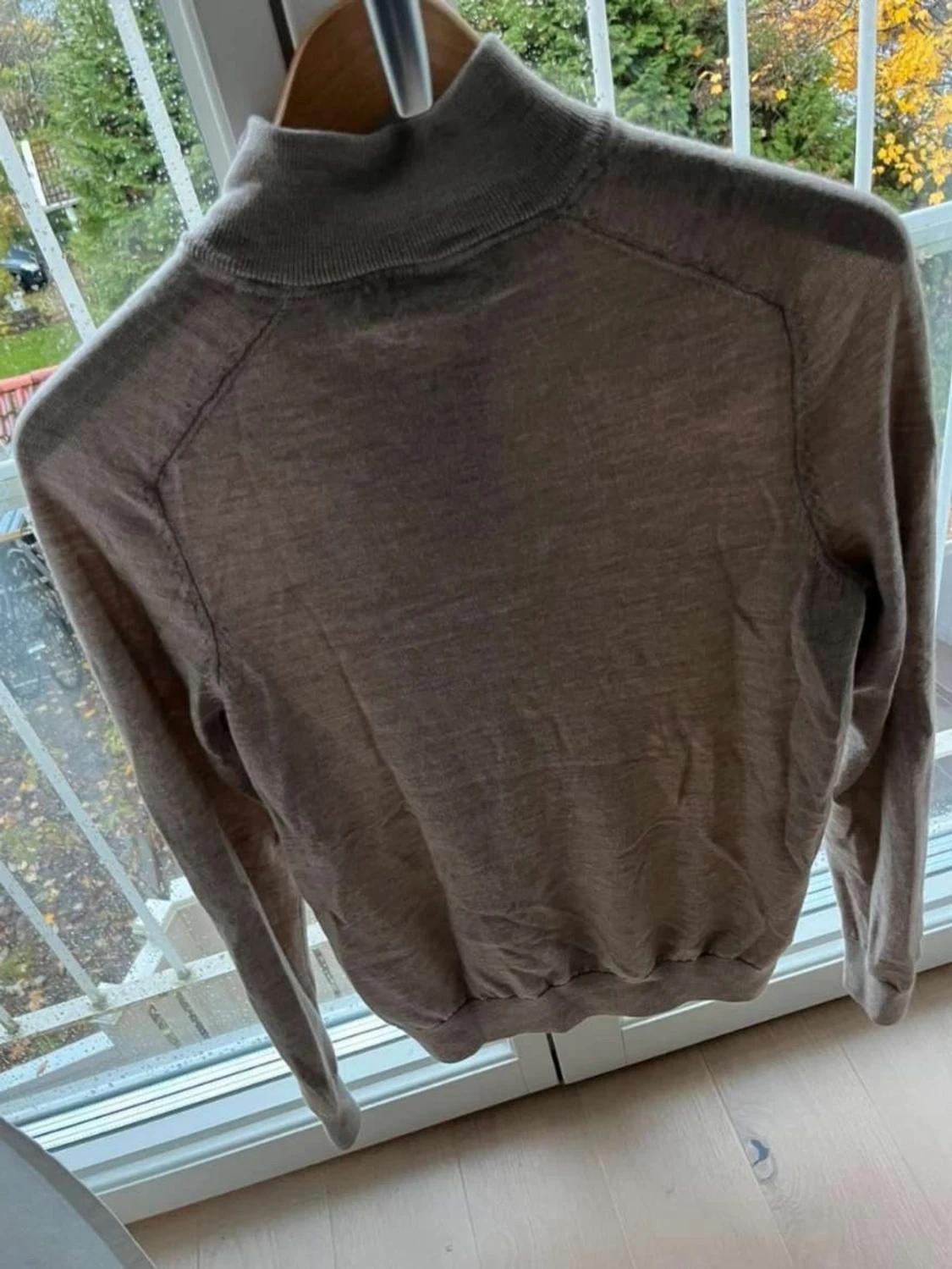 Beige halvziptröja från Morris - 3