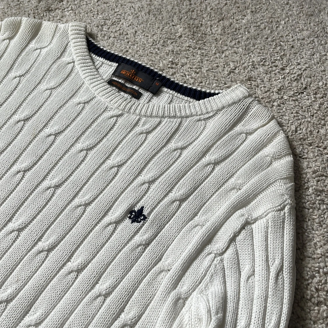 Morris kabelstickad tröja - 1