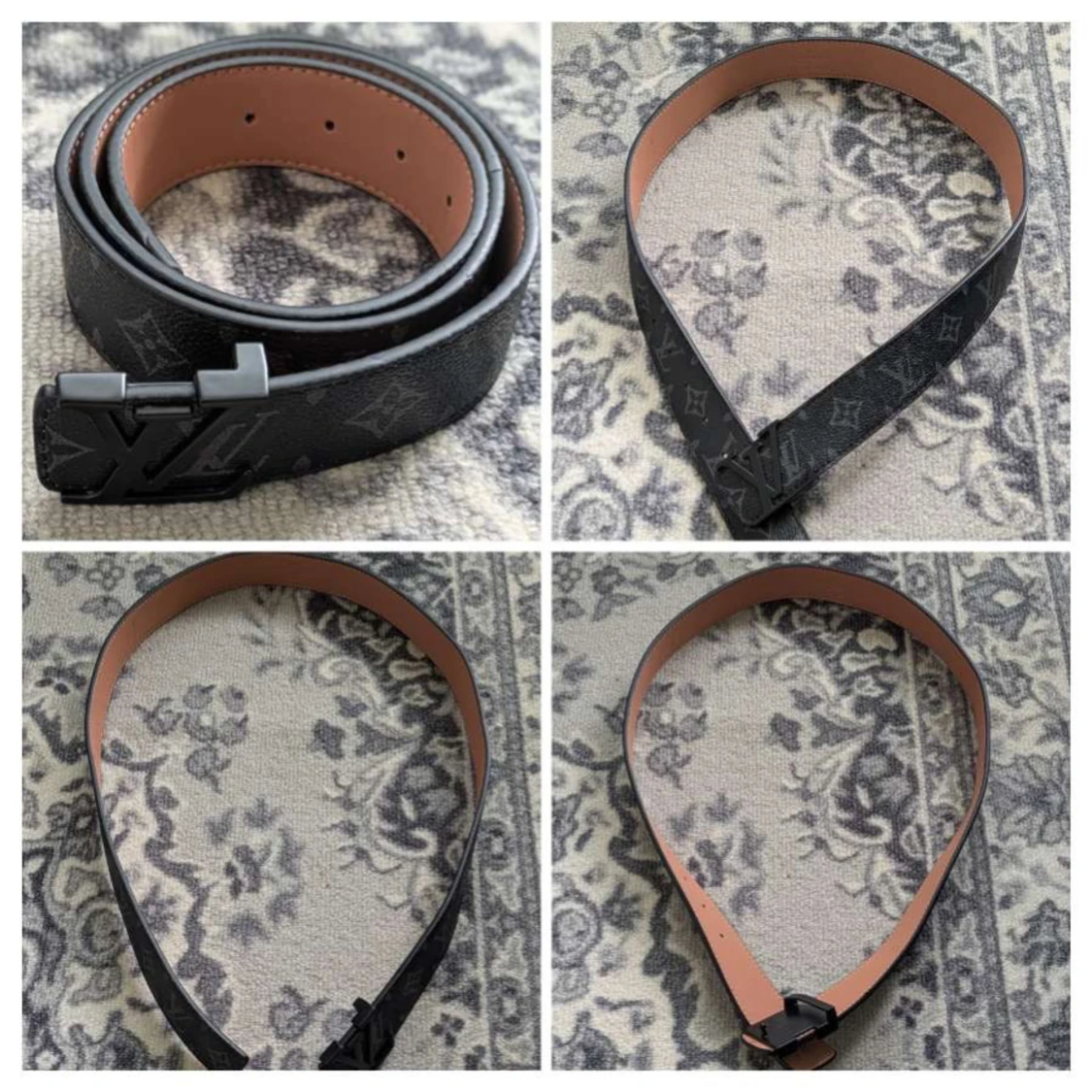 Oanvänd svart snygg bälte.