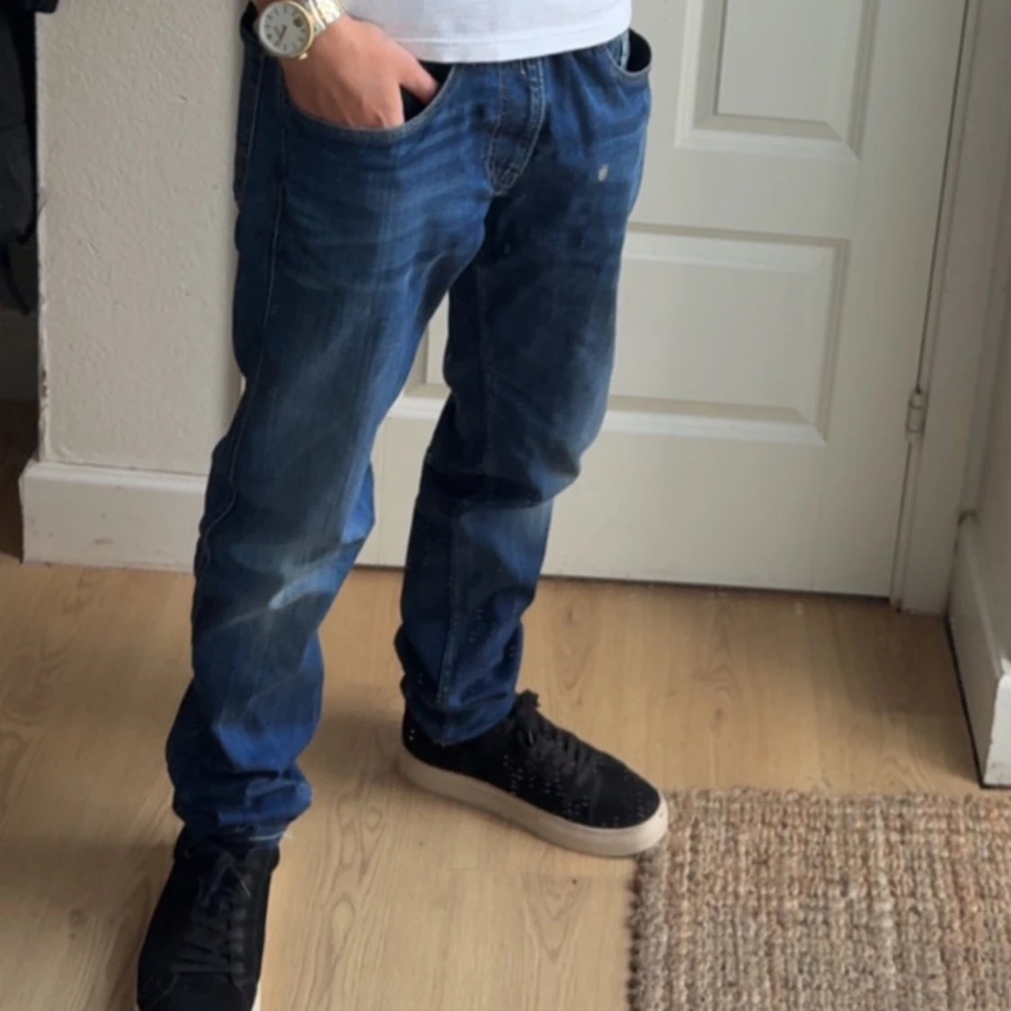 Blå Replay Anbass jeans  - 4