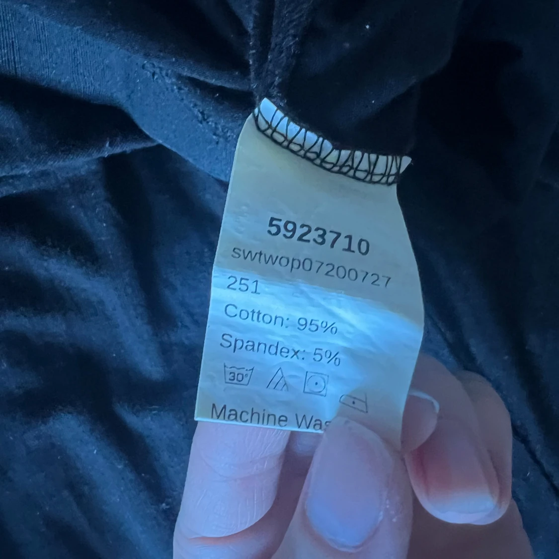 Svarta tights med sportig midja - 2