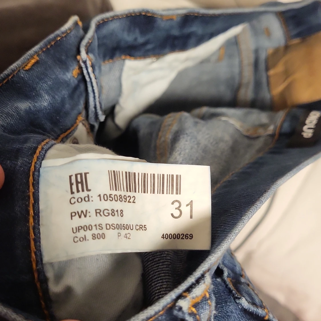 Blå jeans från Dondup, stl 31 - 3