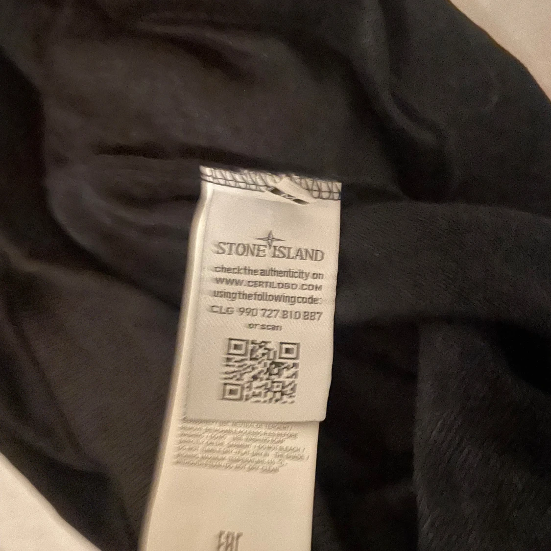 Svart Stone Island tröja i bomull - 3