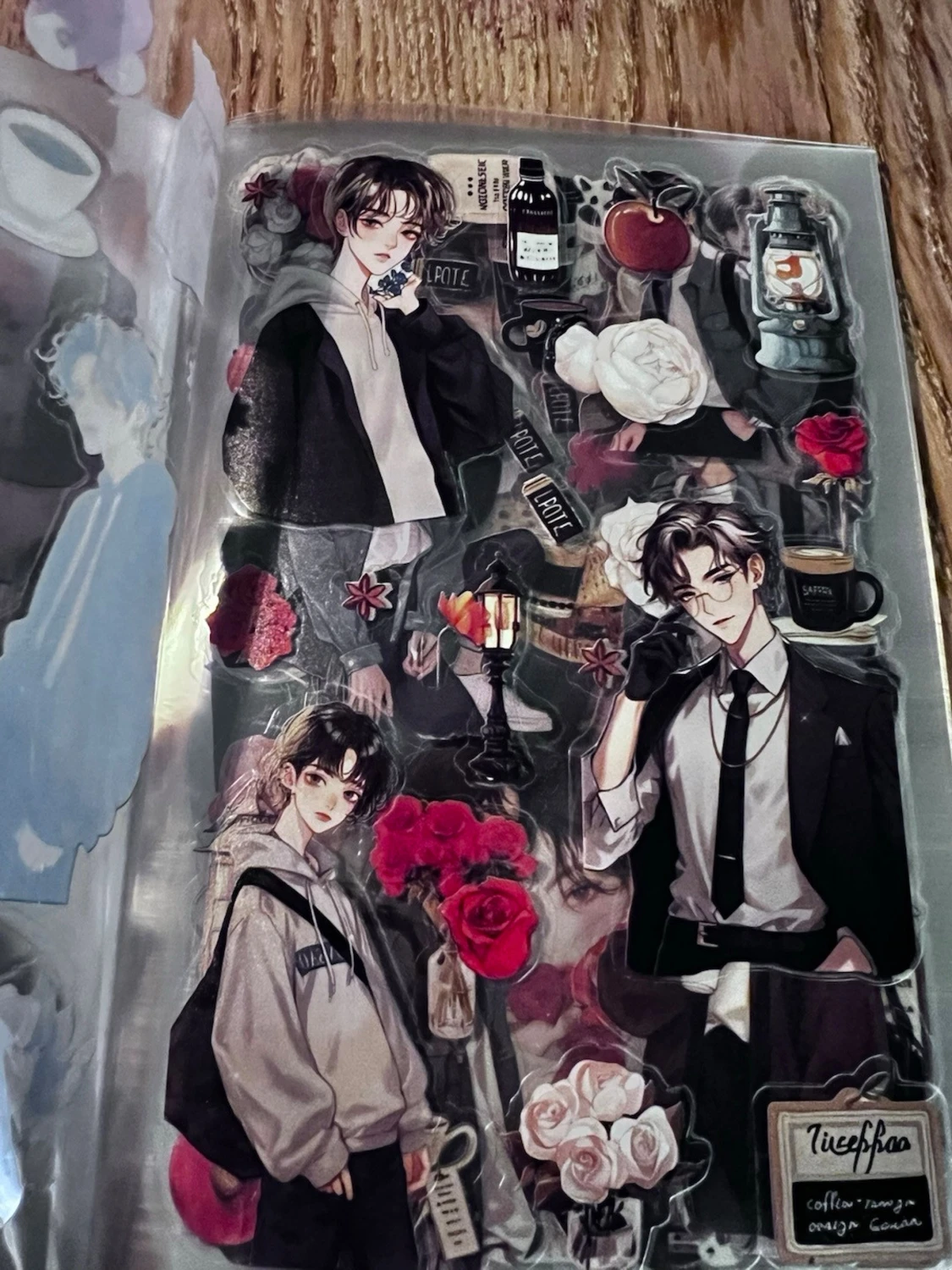 Klistermärken- Rose Boy Sticker Book - 3