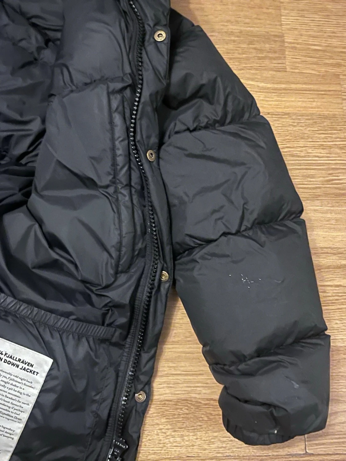 Svart Fjällräven Expedition dunjacka S - 5