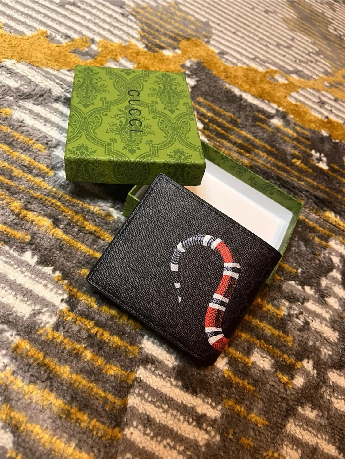 Svart orm Plånbon - 1