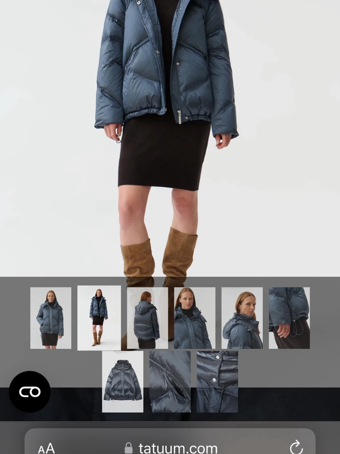 Blå vinterjacka - 1