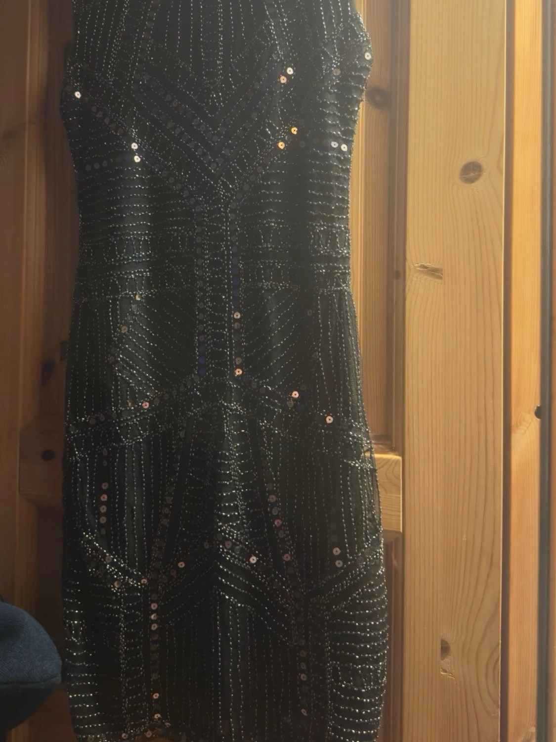 Svart paljettklänning från YA YUAN - 1