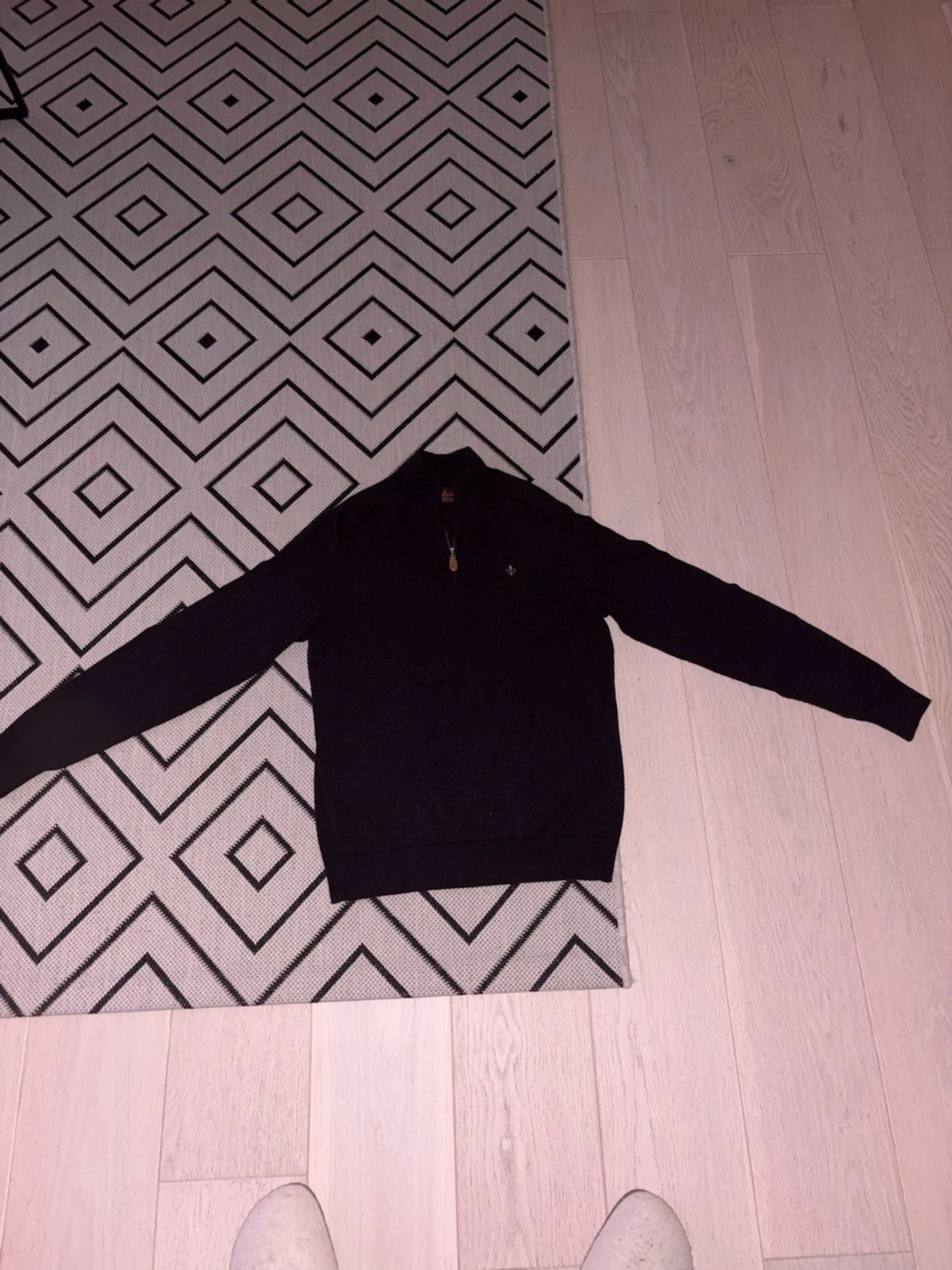 Brun halvzip-tröja från Morris - 2