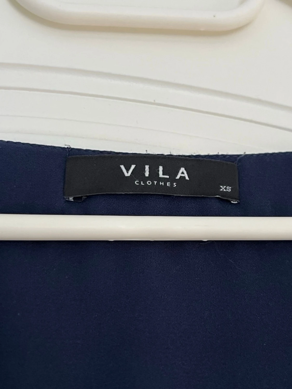 Marinblå blus Vila  - 5