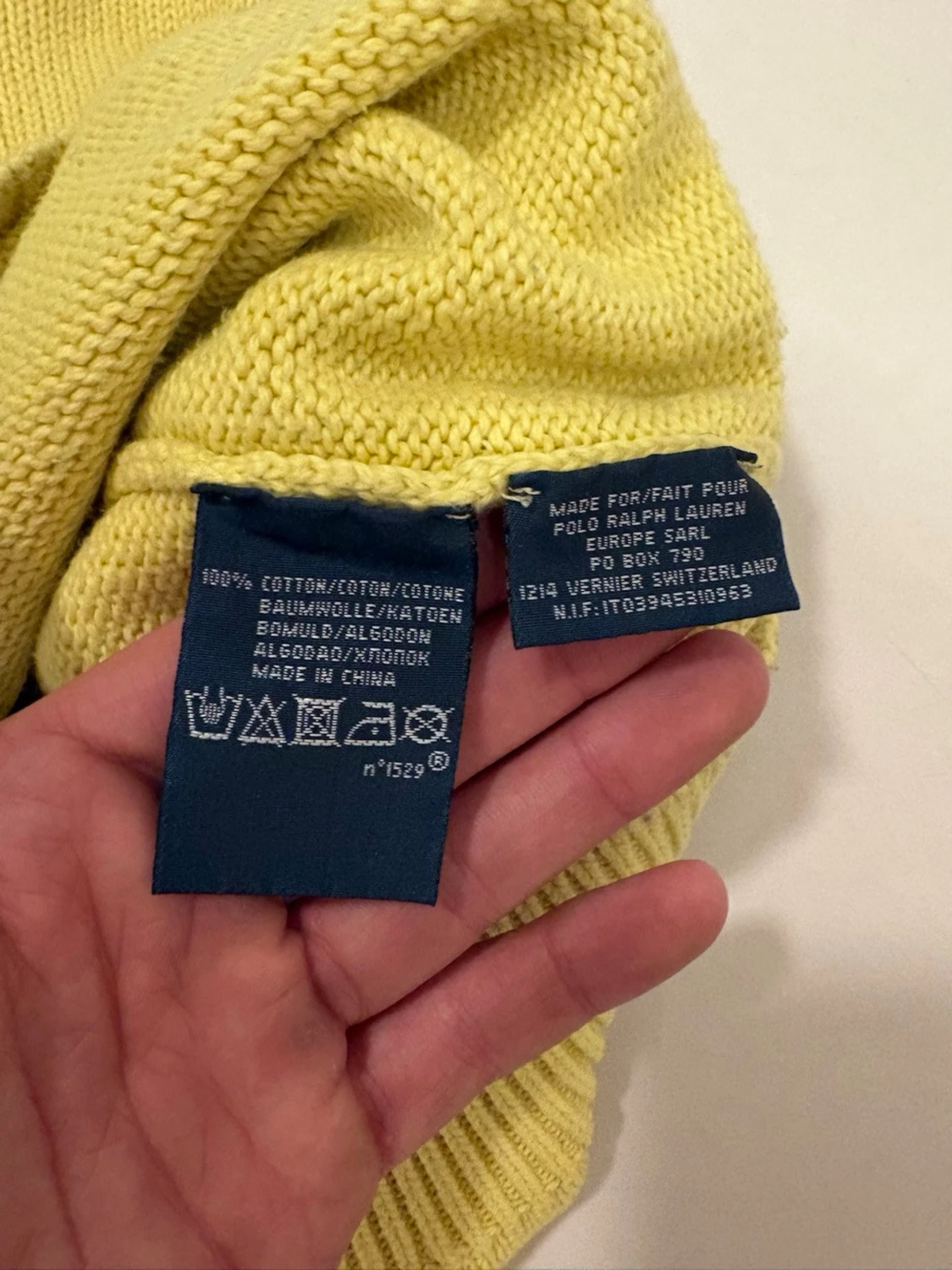 Stickad Ralph Lauren halv zip - 5