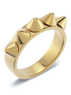 Guldfärgad ring med nitar - Behöver  pengar snaaabt snälla köp så är ni snälla