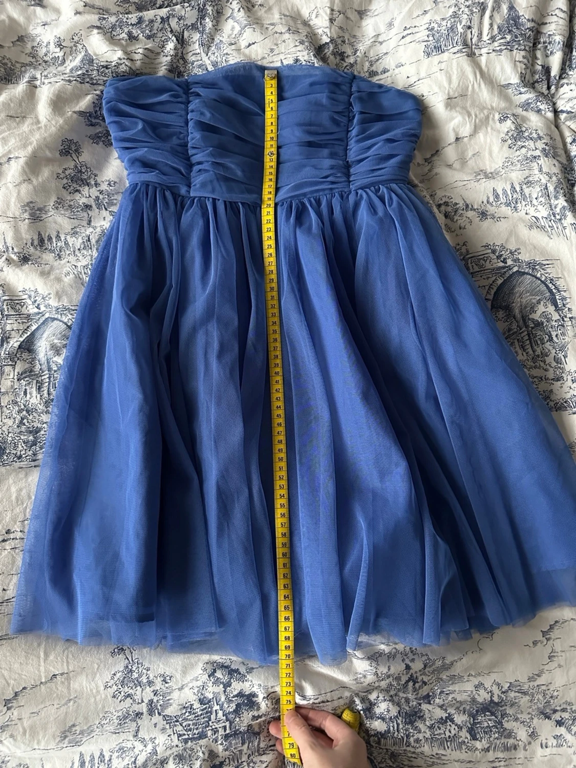 blå tyllklänning - 4